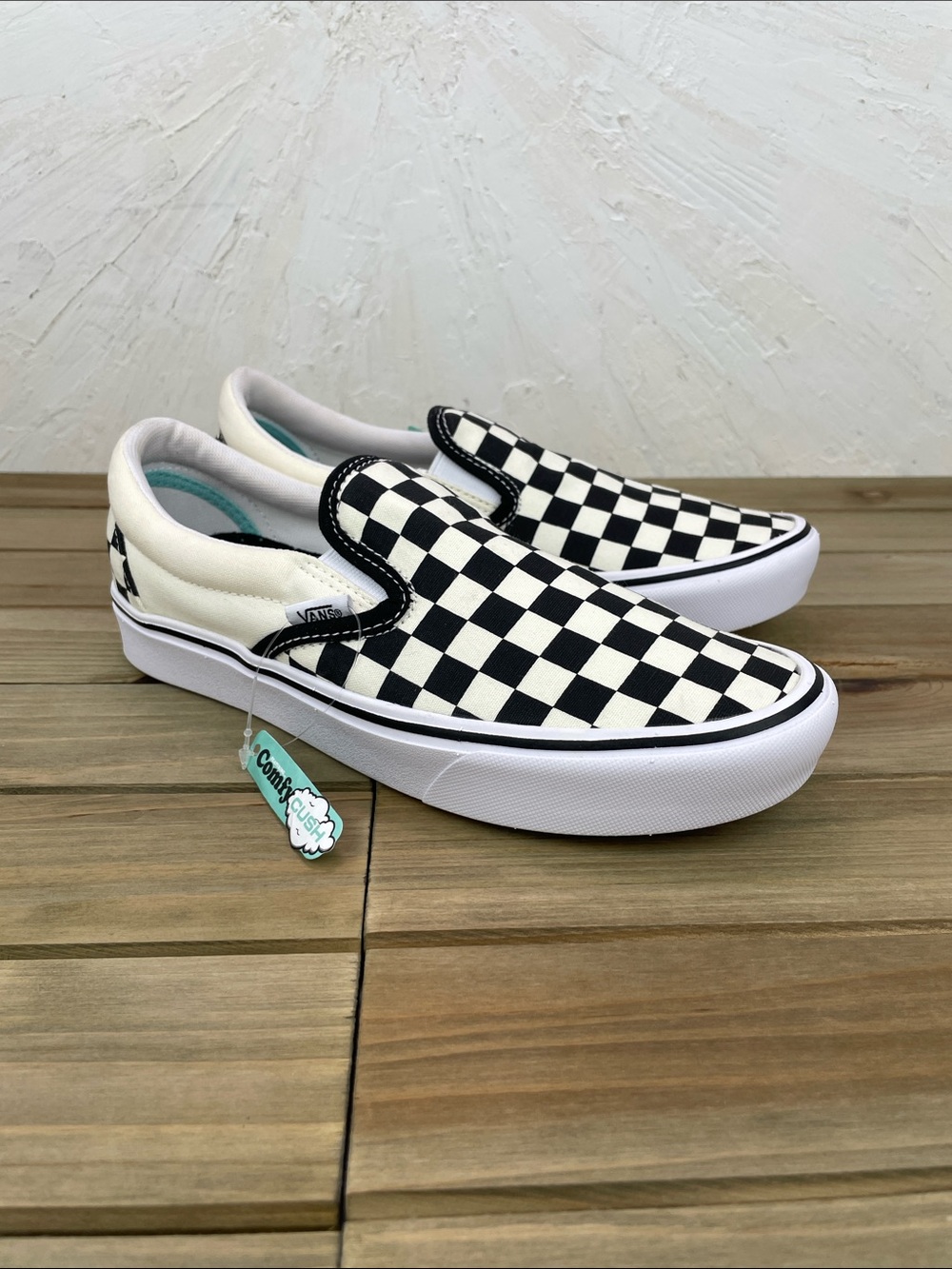 Vans Checkerboard Classic Slip-On Sneakers - Picture 14 of 15